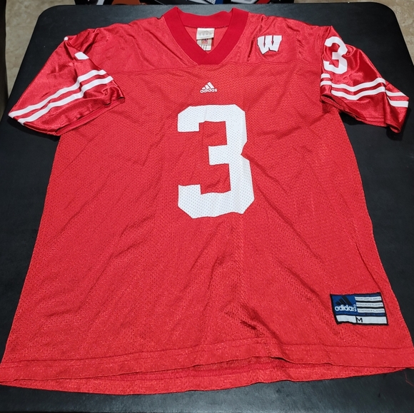 adidas Shirts University Of Wisconsin Football Jersey Poshmark